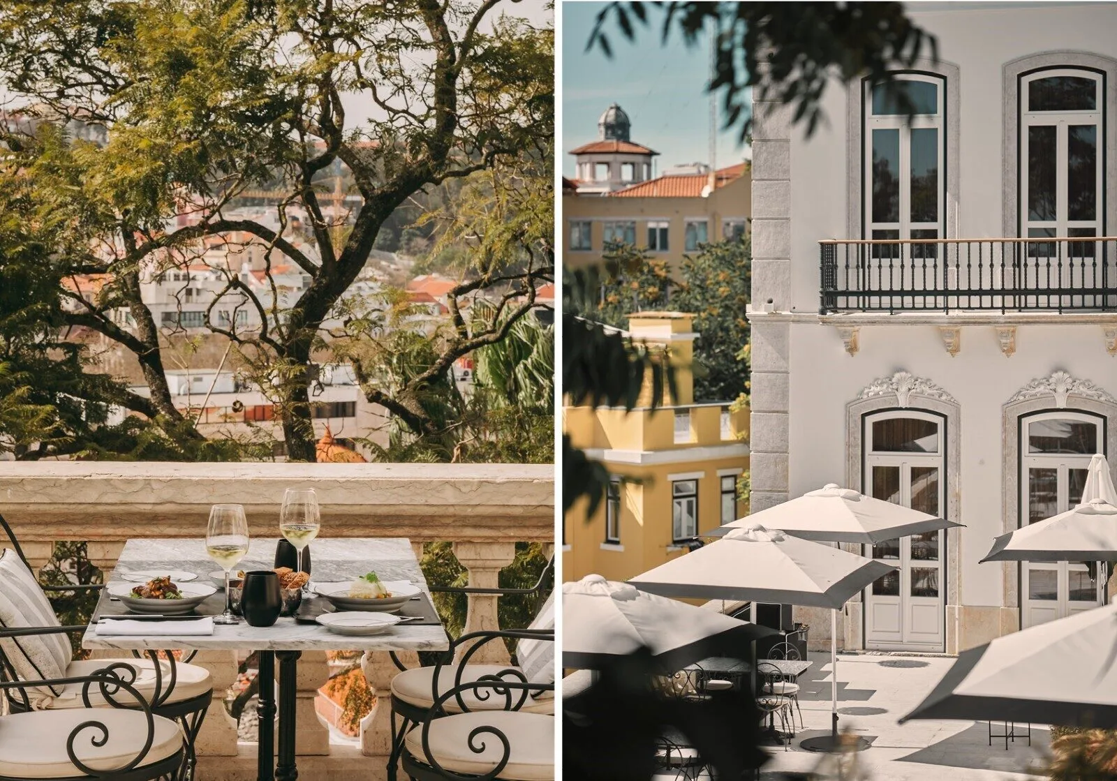 Esplanada em Lisboa