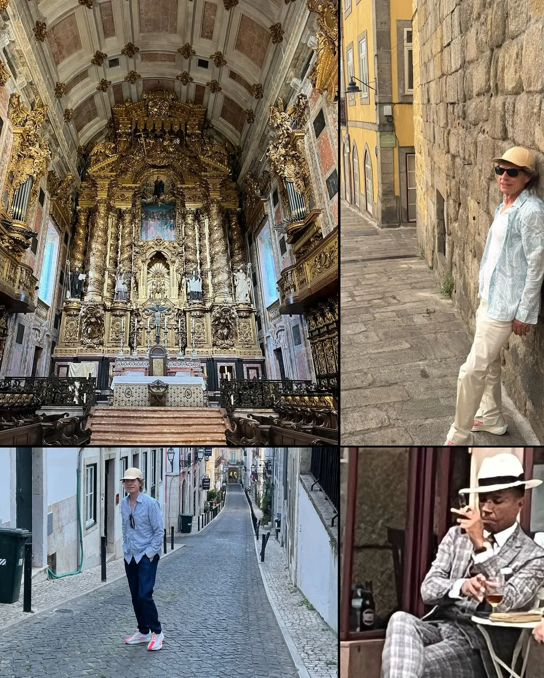 Mick Jagger passou por diferentes cidades de Portugal/Crédito: Instagram