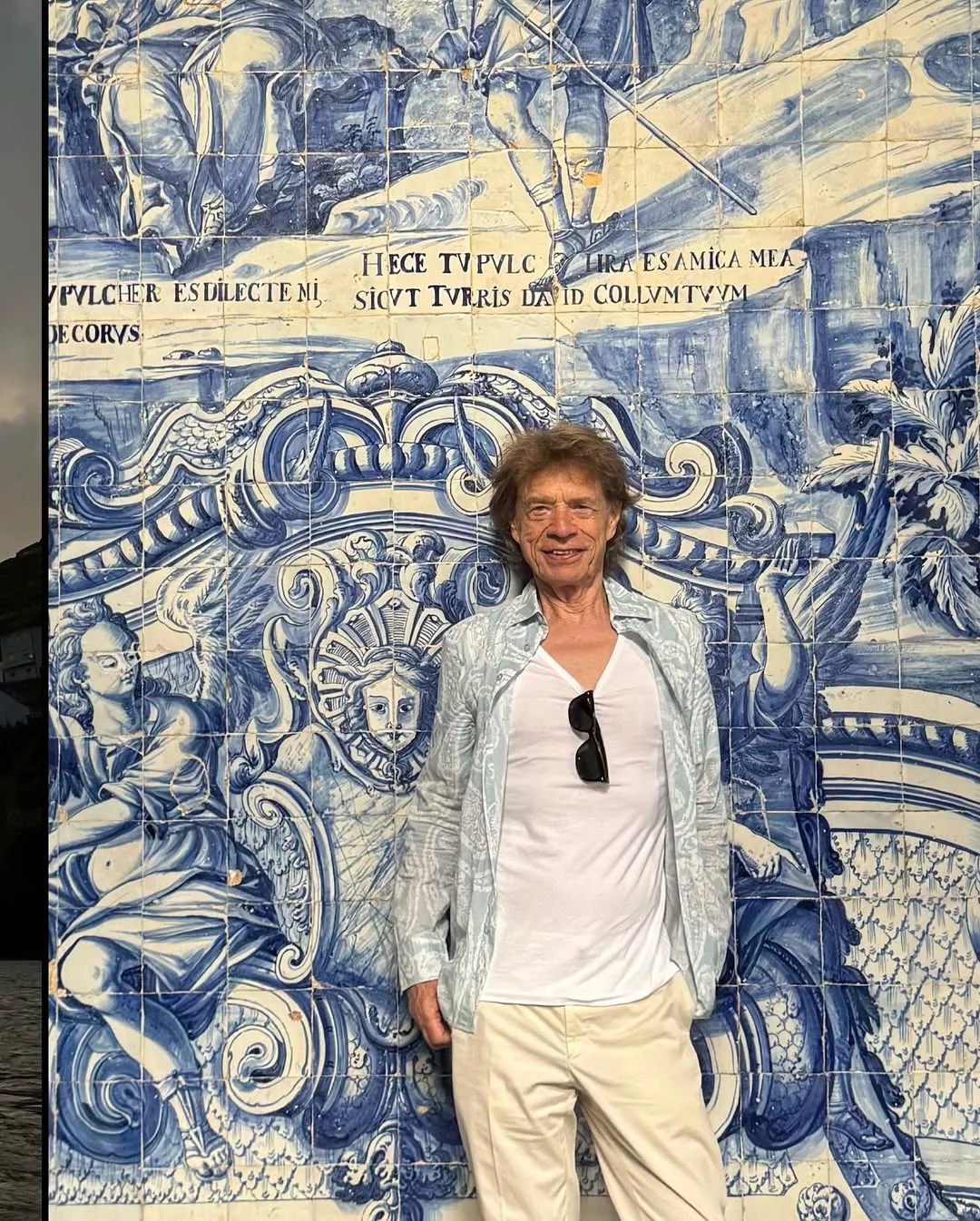 Mick Jagger em Portugal/ Crédito: Instagram