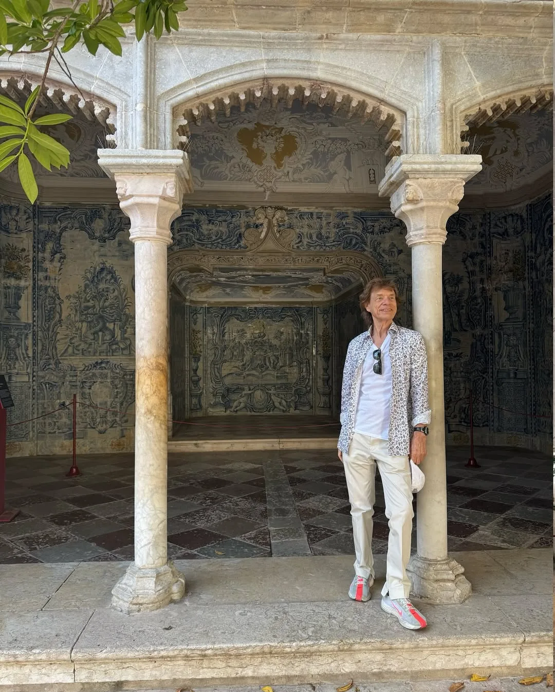 Mick Jagger se encantou por Sintra/Crédito: Instagram