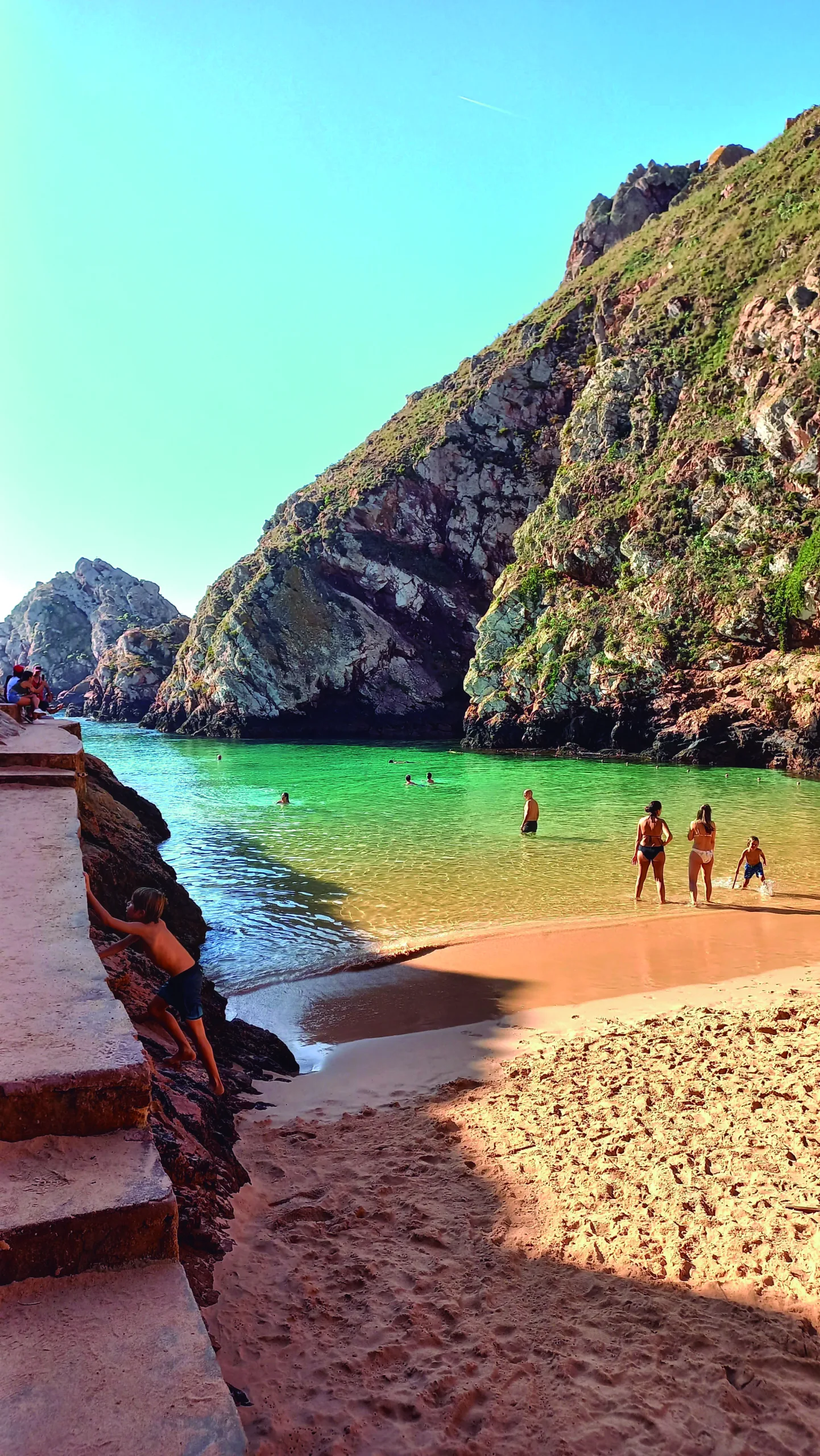 Praia do Carreiro do Mosteiro, também chamada Praia da Berlenga Grande.