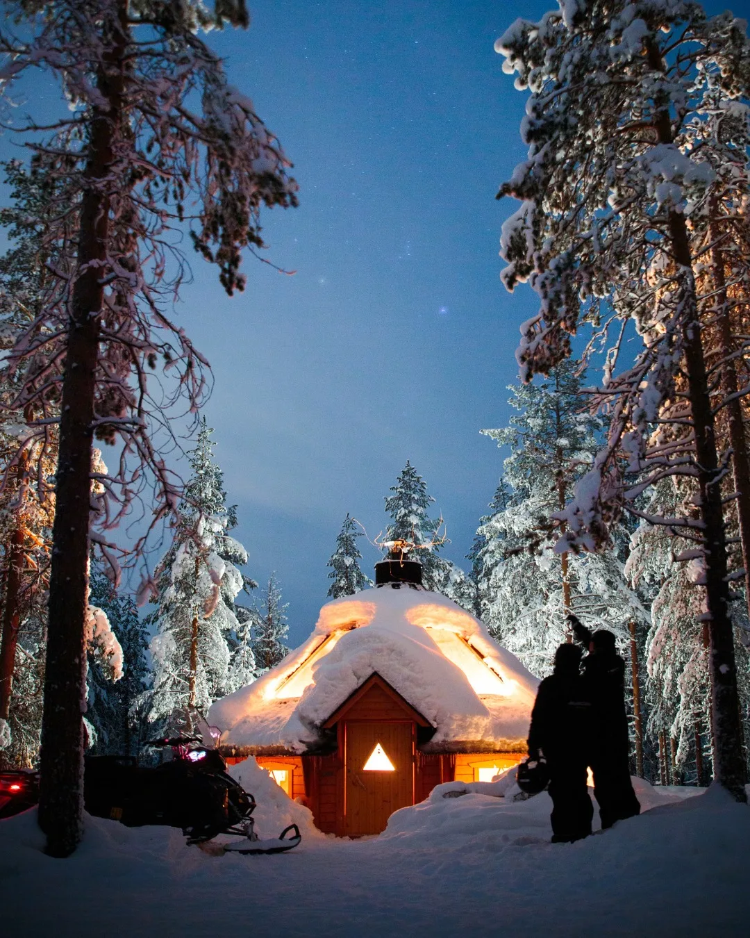 Rovaniemi, na Finlândia. Crédito: Reprodução Instagram