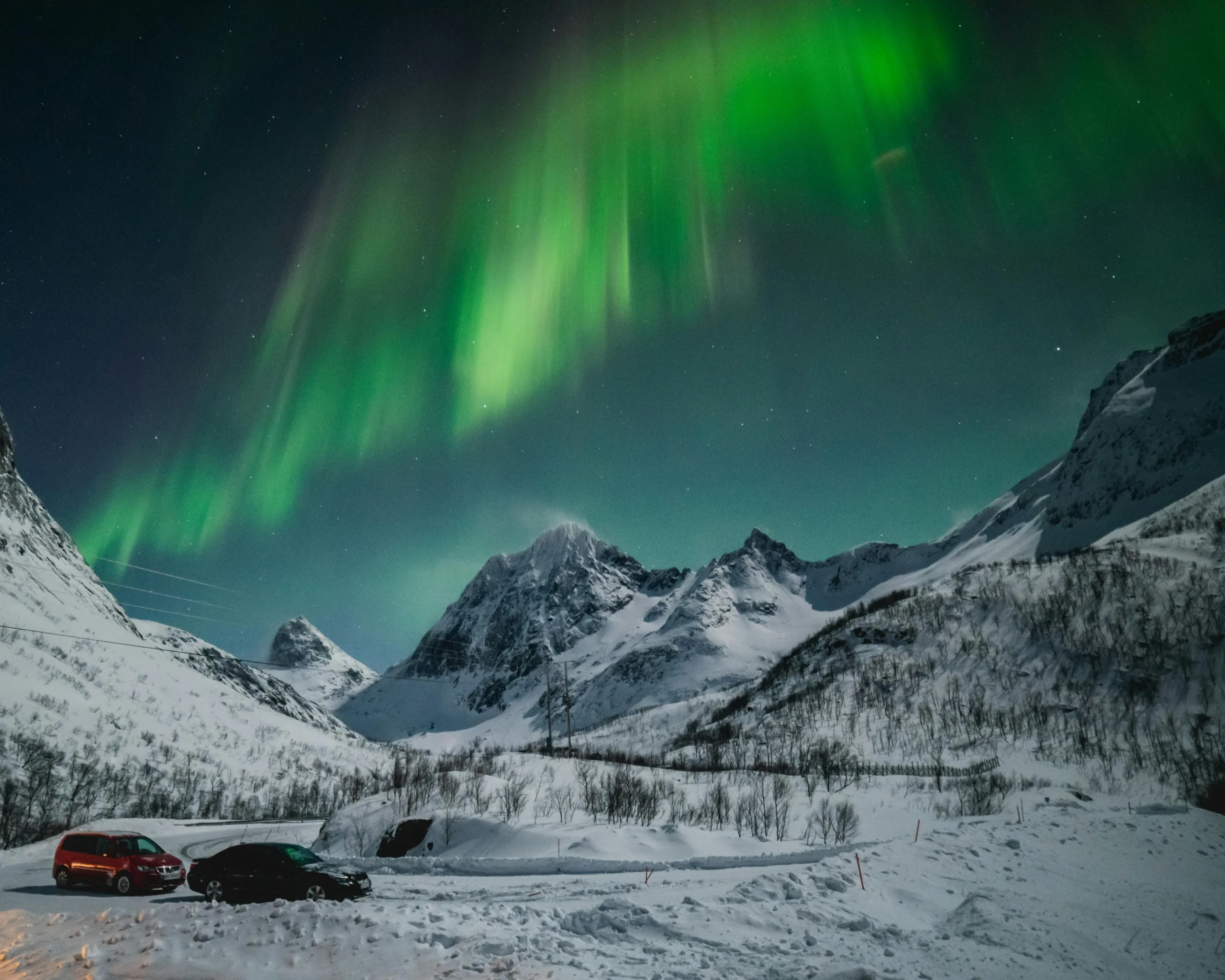 Tromsø, a "capital da aurora boreal". Crédito: Pexels